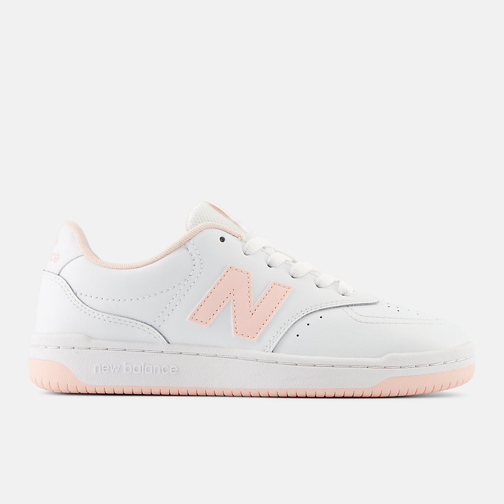 New Balance 80 Shoes White with Pink